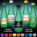 12 oz. Spring Water Full Color Label, Green Glastic Bottle w/Flat Cap